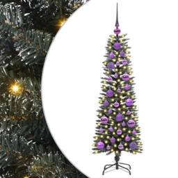 Berkfield Home Artificial Christmas Tree with Stand Green 40.5 x 40.5 x 120 cm - thumbnail 2