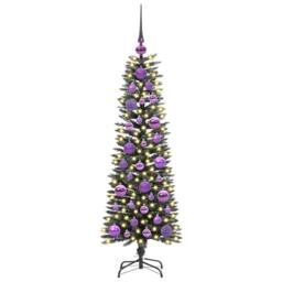 Berkfield Home Artificial Christmas Tree with Stand Green 40.5 x 40.5 x 120 cm - thumbnail 3