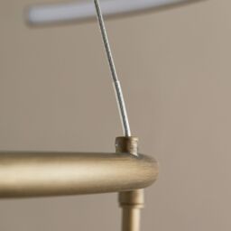 Pagazzi Mabel Antique Brass Led Pendant Ceiling Light in Gold - thumbnail 6