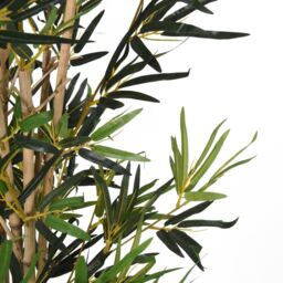 Berkfield Home Artificial Bamboo Tree 1104 Leaves 180 cm Green - thumbnail 2