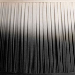 Ruma Black Ombre Pleated Tapered Lamp Shade for Table Lamps - Size: 10 inches - thumbnail 3