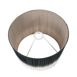 Ruma Black Ombre Pleated Tapered Lamp Shade for Table Lamps - Size: 10 inches - thumbnail 4