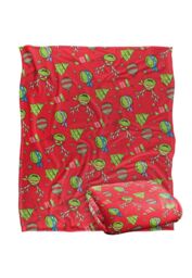 Teenage Mutant Ninja Turtles TMNT Christmas Pattern Silky Touch Super Soft Throw Blanket 152 X 127 cm in White - thumbnail 2