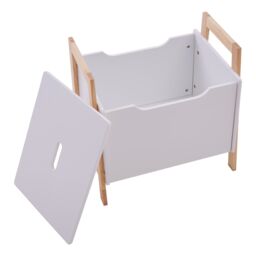 Orsina Storage Box, Durable Construction Storage Box With Lid, Modern Design White Storage Box, Compact Small Box - thumbnail 3