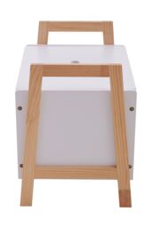 Orsina Storage Box, Durable Construction Storage Box With Lid, Modern Design White Storage Box, Compact Small Box - thumbnail 4