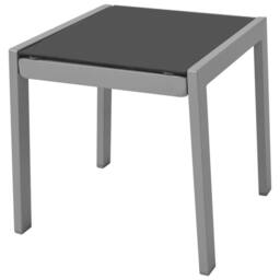 Berkfield Home Sun Loungers with Table Aluminium Black - thumbnail 3