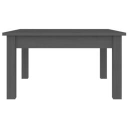 Berkfield Home Coffee Table Grey 55x55x30 cm Solid Wood Pine - Size: 55 x 55 x 30 cm - thumbnail 4