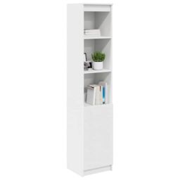 Berkfield Home Highboard White 37.5x35x180 cm Engineered Wood - thumbnail 4