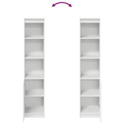 Berkfield Home Highboard White 37.5x35x180 cm Engineered Wood - thumbnail 8