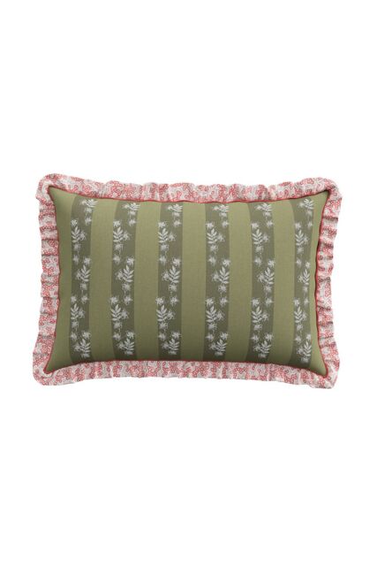 Sanderson 'Chestnut Tree' Cotton Cushion in Green - Size: 40 cm x 60 cm - image 1