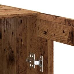 Berkfield Home Sideboard Old Wood 69.5x34x90 cm Engineered Wood in Brown - thumbnail 8