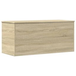 Berkfield Home Storage Box Sonoma Oak 100x42x46 cm Engineered Wood in Brown - Size: 100 x 42 x 46 cm - thumbnail 6