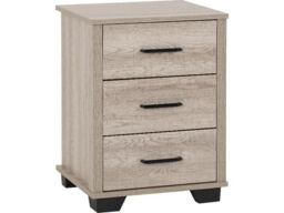 Seconique Oliver 4 Door Wardrobe Bedroom Set in Light Oak - thumbnail 4