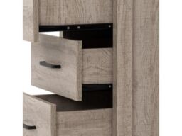 Seconique Oliver 4 Door Wardrobe Bedroom Set in Light Oak - thumbnail 5
