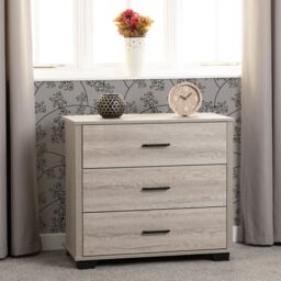 Seconique Oliver 4 Door Wardrobe Bedroom Set in Light Oak - thumbnail 9