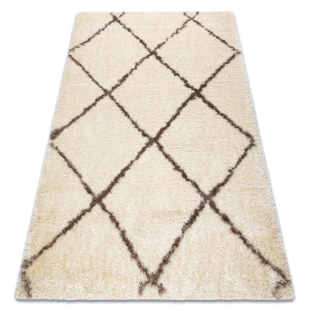 RugsX Fluffy Rug in Yellow - Size: 120 cm x 170 cm - image 1
