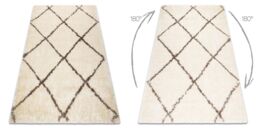 RugsX Fluffy Rug in Yellow - Size: 120 cm x 170 cm - thumbnail 3