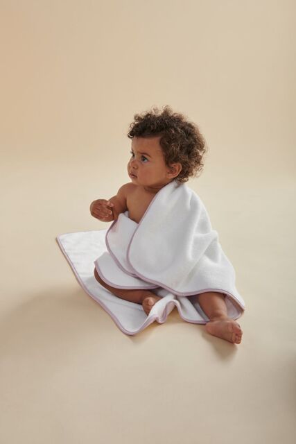 CHRISTY Baby Super Soft Cotton Towel Bale 3 Piece Set in Pink - image 1