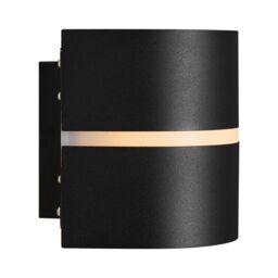 Nordlux Modern Outdoor Wall Light Black Plastic E27 Weatherproof - Mains Powered, IP44 - thumbnail 3