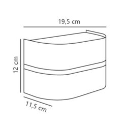 Nordlux Modern Outdoor Wall Light Black Plastic E27 Weatherproof - Mains Powered, IP44 - thumbnail 5