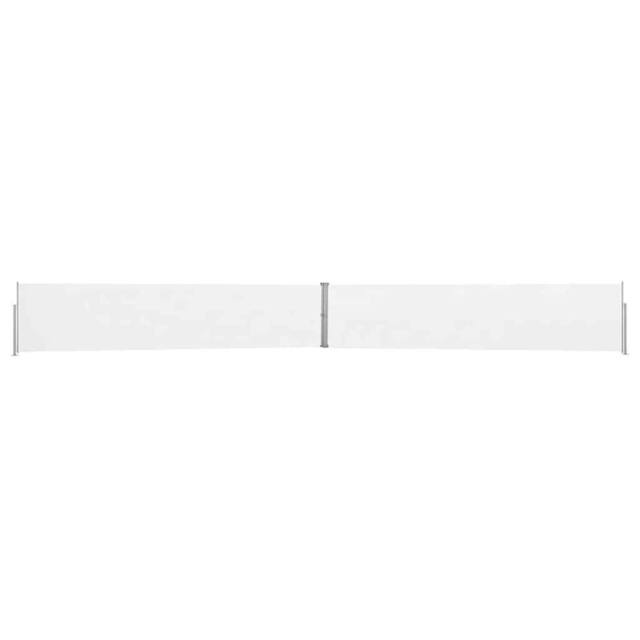 Berkfield Home Patio Retractable Side Awning 140x1200 cm Cream - image 1