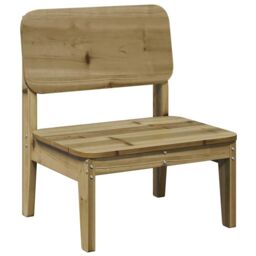 Berkfield Home Garden Chairs 2 pcs 60x52.5x72 cm Impregnated Wood Pine in Brown - thumbnail 3