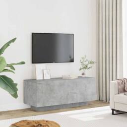 Berkfield Home TV Cabinet Concrete Grey 100x35x40 cm Engineered Wood - Size: 100 x 35 x 40 cm - thumbnail 3