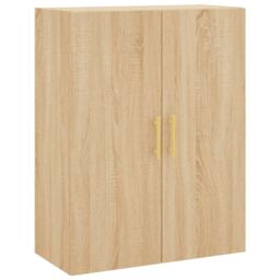 Berkfield Home Highboard Sonoma Oak 69.5x34x180 cm Engineered Wood in Brown - thumbnail 6