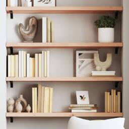 Berkfield Home Wall Shelf 100x30x(2-4) cm Untreated Solid Wood Oak in Light Tan - thumbnail 2