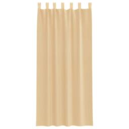 Berkfield Home Voile Curtains with Rod Pockets 2 pcs Sand in Light Tan - thumbnail 4