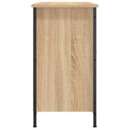 Berkfield Home TV Cabinet Sonoma Oak 100x35x65 cm Engineered Wood in Light Tan - Size: 100 x 35 x 65 cm - thumbnail 7