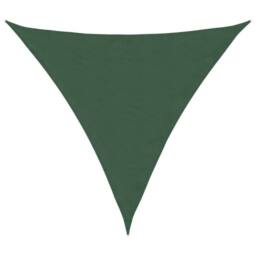 Berkfield Home Sunshade Sail Oxford Fabric Triangular 3.6x3.6x3.6 m Dark Green - thumbnail 3