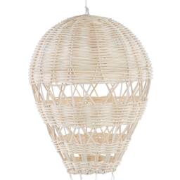 Wyld and Coco Handmade Rattan Hot Air Balloon Hanging Decor for Kids Room Natural - thumbnail 5