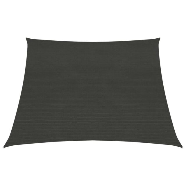 Berkfield Home Sunshade Sail 160 g/m ² Anthracite 3/4x3 m HDPE in Black - image 1