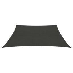 Berkfield Home Sunshade Sail 160 g/m ² Anthracite 3/4x3 m HDPE in Black - thumbnail 2