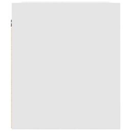 Berkfield Home Wall-Mounted Bedside Cabinets 2 pcs White 38x34x40 cm - Size: 38 x 34 x 40 cm - thumbnail 8