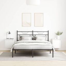 Berkfield Home Wall-Mounted Bedside Cabinets 2 pcs White 38x34x40 cm - Size: 38 x 34 x 40 cm - thumbnail 3