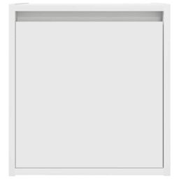 Berkfield Home Wall-Mounted Bedside Cabinets 2 pcs White 38x34x40 cm - Size: 38 x 34 x 40 cm - thumbnail 7