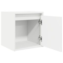 Berkfield Home Wall-Mounted Bedside Cabinets 2 pcs White 38x34x40 cm - Size: 38 x 34 x 40 cm - thumbnail 6