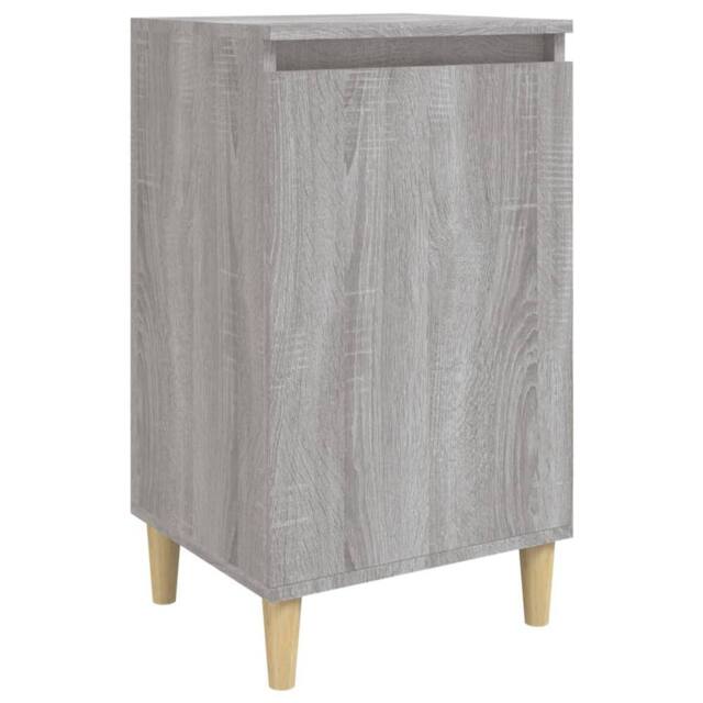 Berkfield Home Bedside Cabinet Grey Sonoma 40x35x70 cm Engineered Wood - Size: 40 x 35 x 70 cm - image 1