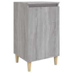 Berkfield Home Bedside Cabinet Grey Sonoma 40x35x70 cm Engineered Wood - Size: 40 x 35 x 70 cm - thumbnail 1
