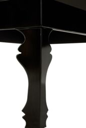 Orsina High Gloss Coffee Table, Wood Coffee Table, Rectangular Coffee Table, Stylish Coffee Table in Black - thumbnail 5