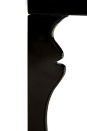 Orsina High Gloss Coffee Table, Wood Coffee Table, Rectangular Coffee Table, Stylish Coffee Table in Black - thumbnail 4