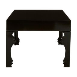 Orsina High Gloss Coffee Table, Wood Coffee Table, Rectangular Coffee Table, Stylish Coffee Table in Black - thumbnail 3