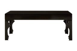 Orsina High Gloss Coffee Table, Wood Coffee Table, Rectangular Coffee Table, Stylish Coffee Table in Black - thumbnail 1