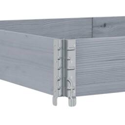 Berkfield Home Garden Planter Grey 150x100 cm Solid Wood Pine - thumbnail 5
