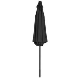 Garden Sanctuary 3M Classical Rotating Garden Parasol Patio Umbrella in Black - thumbnail 5