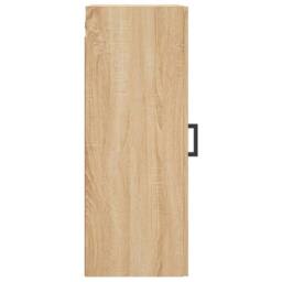 Berkfield Home Wall Mounted Cabinet Sonoma Oak 34.5x34x90 cm in Light Brown - thumbnail 8