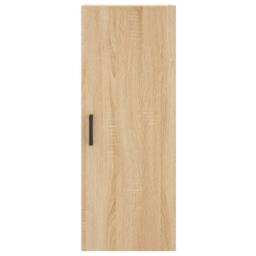 Berkfield Home Wall Mounted Cabinet Sonoma Oak 34.5x34x90 cm in Light Brown - thumbnail 7
