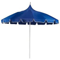 Wyld and Coco Garden Market Parasol Blue 2.45m Aluminium Pole - thumbnail 2